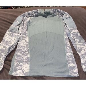 USGI Army ACU Camouflage MASSIF Flame Resistant Army Combat Shirt ACS Sz Large